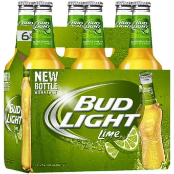 Bud Light Lime 6pack bottle