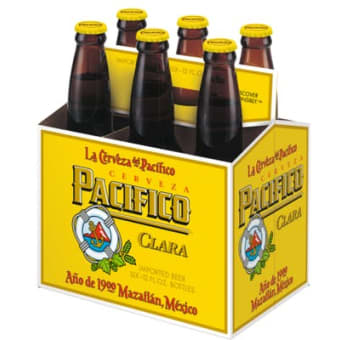 Pacifico Clara Ballena 6pack bottle