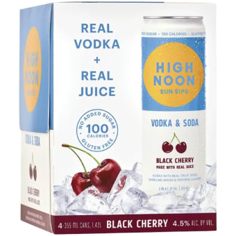High Noon Black Cherry Hard Seltzer 4Pack