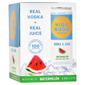 High Noon Watermelon Hard Seltzer 4Pack