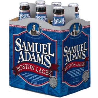 Samuel Adams Boston Lager Beer 6 pack bottle