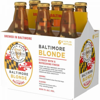 Guinness Baltimore Blonde 6pack bottle