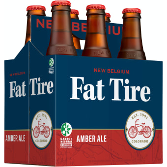 New Belgium Fat Tire Amber Ale 6Pack Bottle
