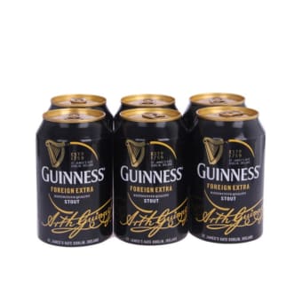 Guinness Extra Stout 6Pack Can