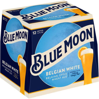 Blue Moon Belgian White Wheat Beer 12Pack Bottle